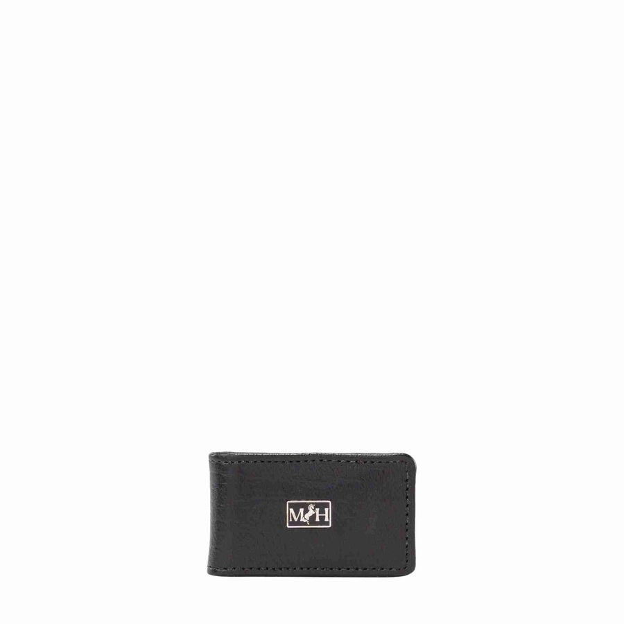 Buy Metro Mens Leather Black Money Clip Wallet (One Size) at