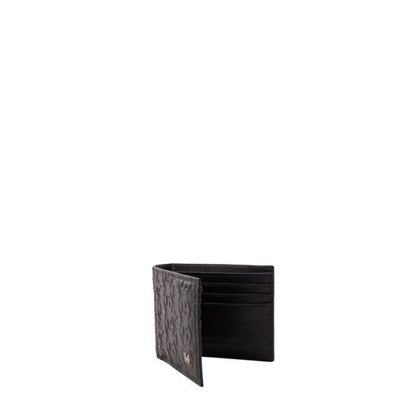 Wallet extraplain with Pocket Negro Cabrera