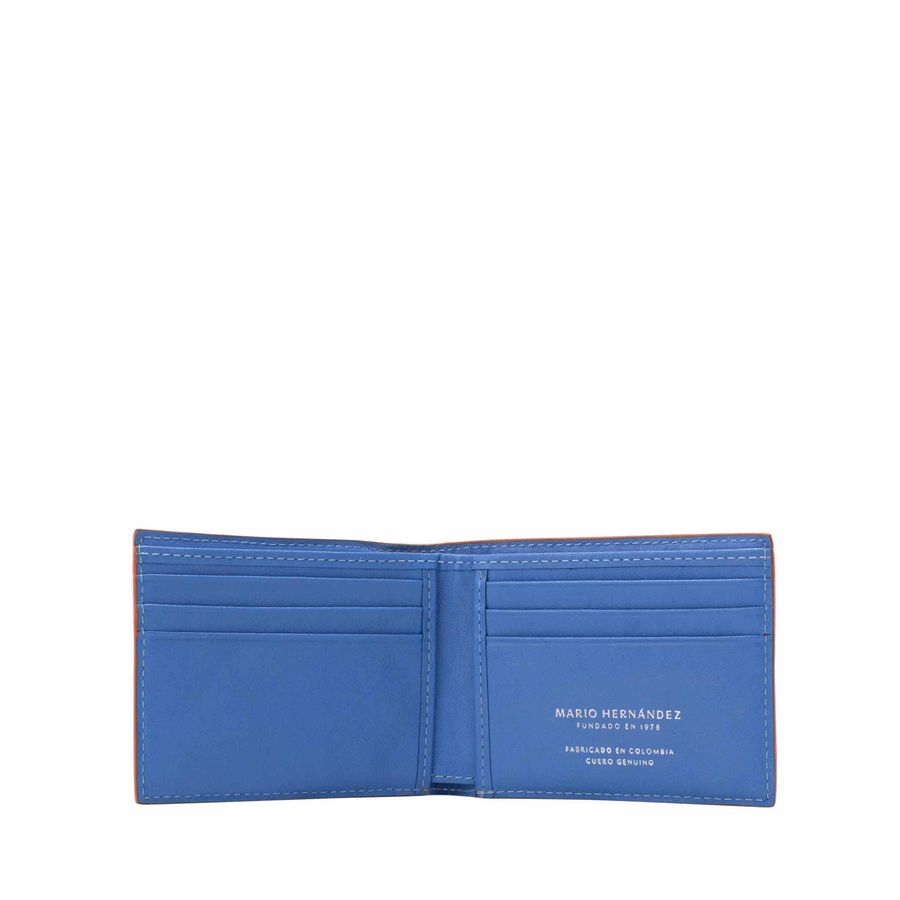 Mandarina Agua Roble Money Clip Wallet with Pocket