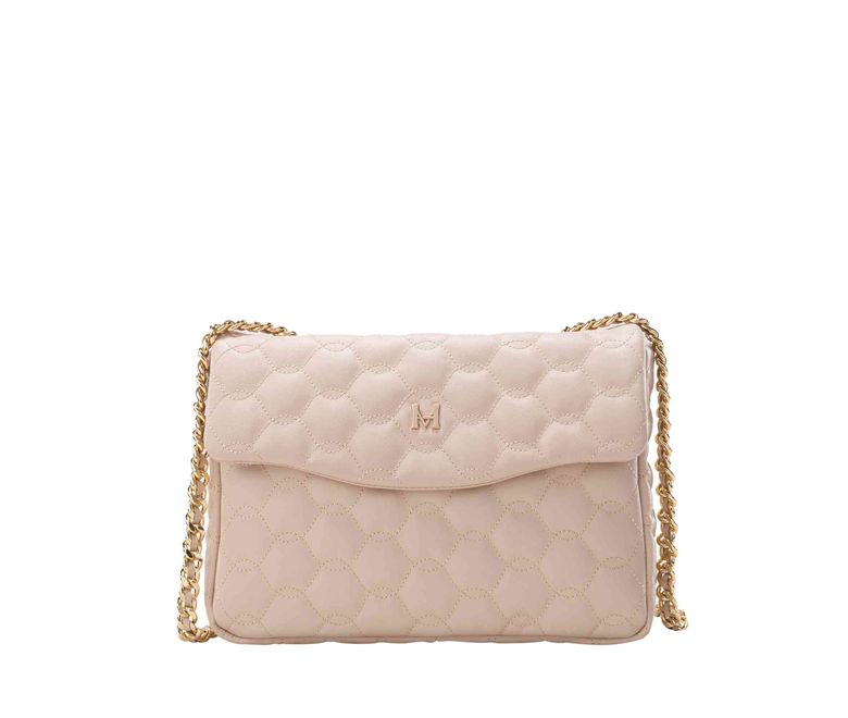 Chanel Chanel Millenium Beige Felt Hard Case Shoulder Bag-2005