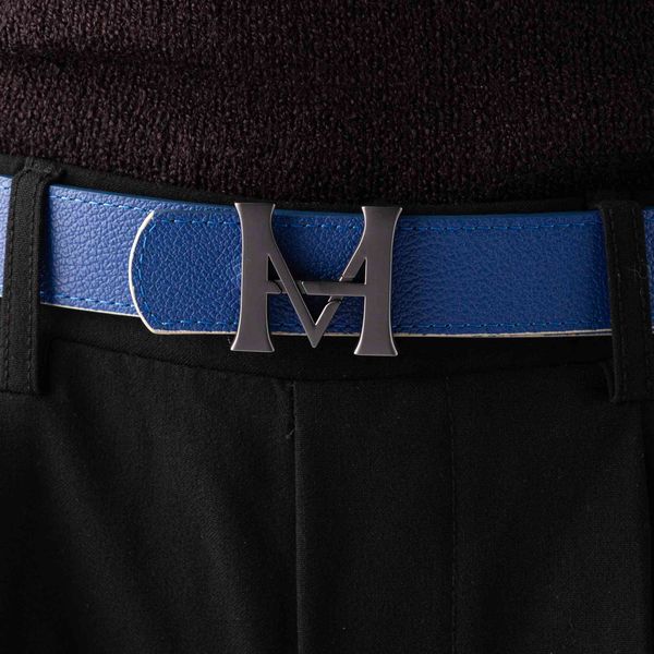 Mujer Casual Monograma Doble Faz Nacar Belt